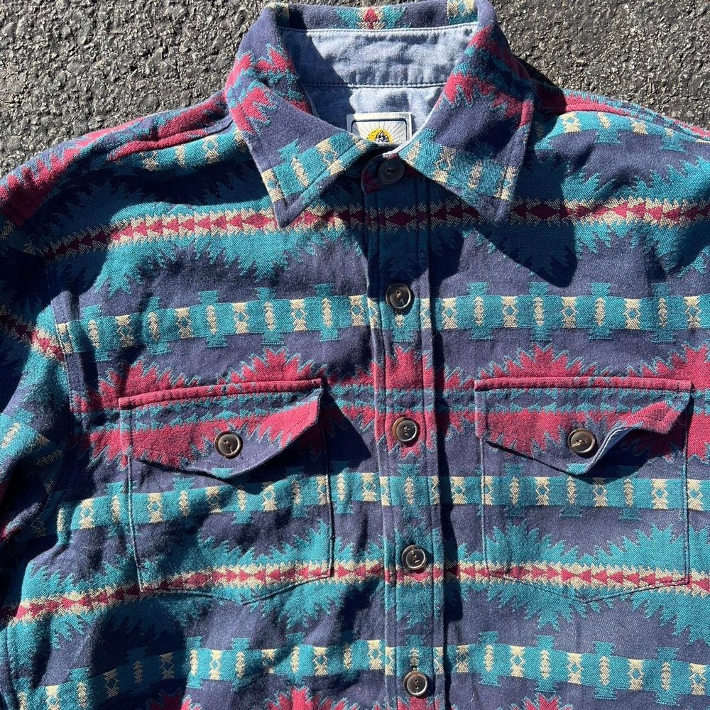 Pendleton Insulated Aztec Western Style Flannel Button up Shirt size S